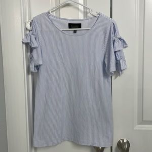 Banana Republic Size XS Top - Lavender and white striped.
